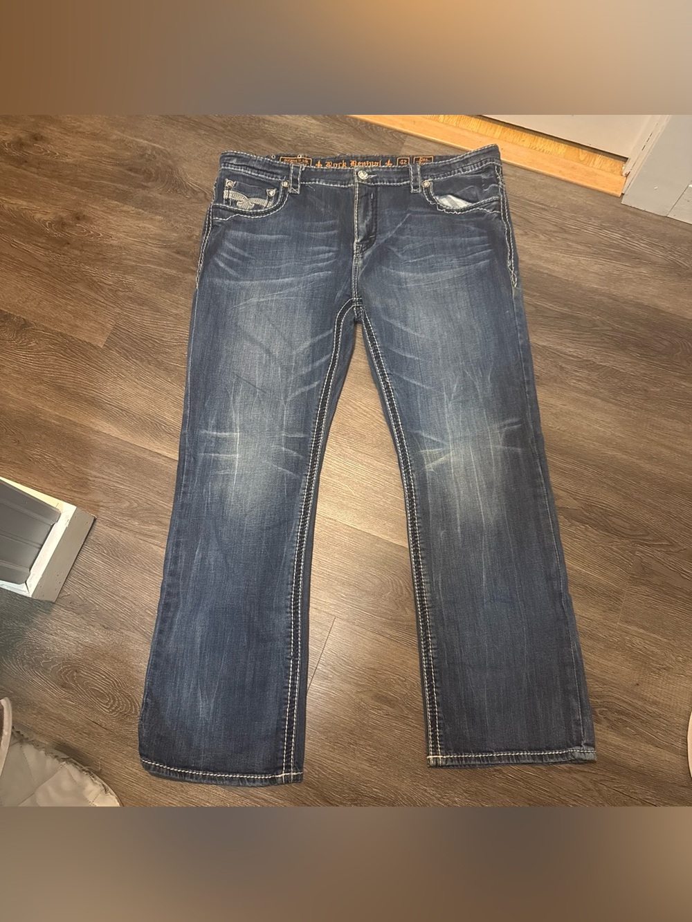 Rock Revival Denim Jeans Dan Boot
